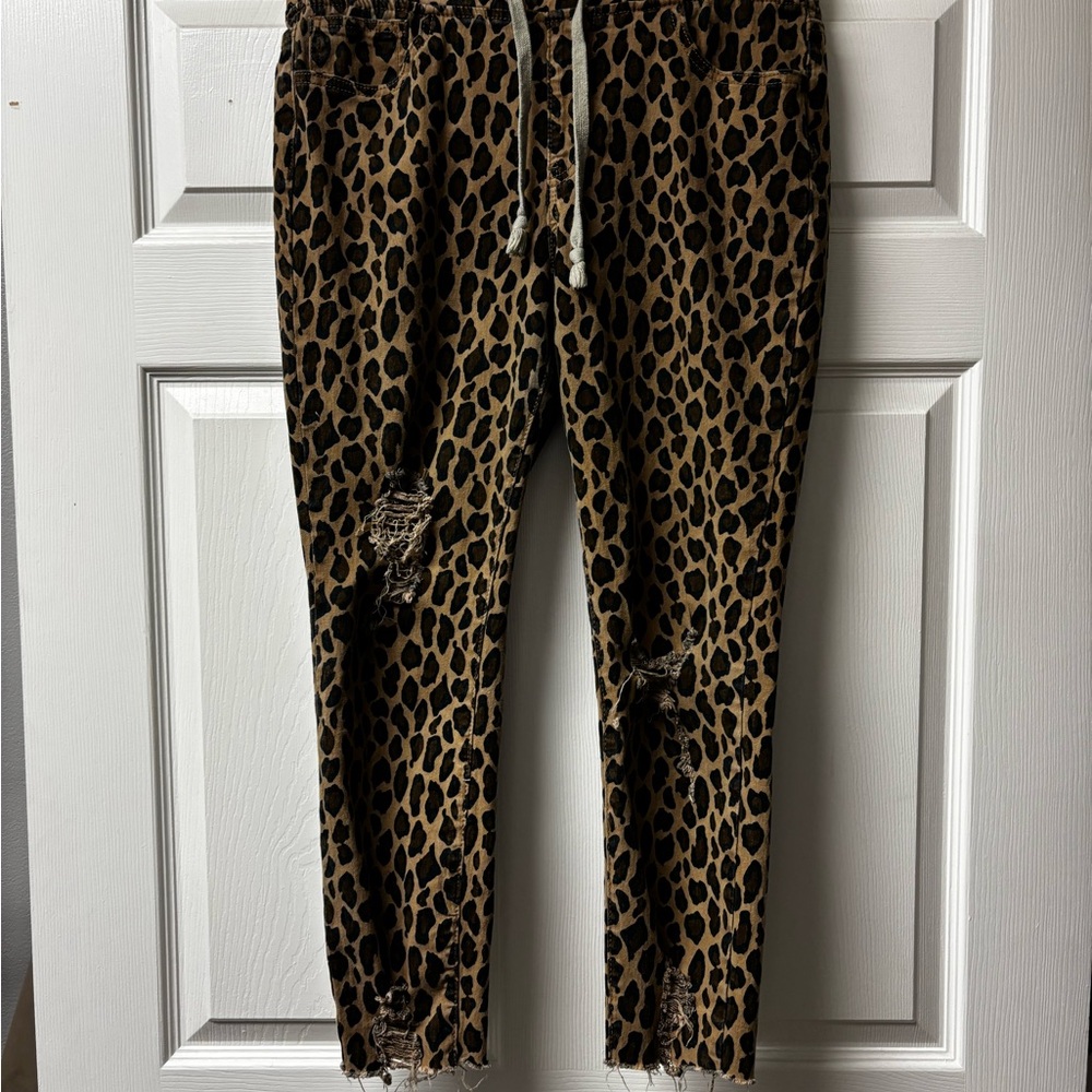Leopard Print Joggers